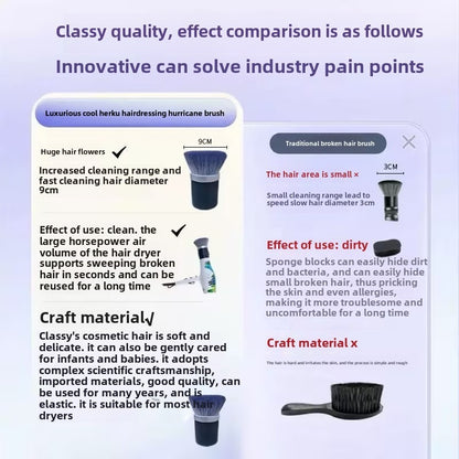 A Hairbrush For Hair Dryers. It Is A Hairbrush Used In Barbershops With Soft Bristles. It Is Compatible With Hair Dryers With A Diameter Of 4 To 5.5 Cm.