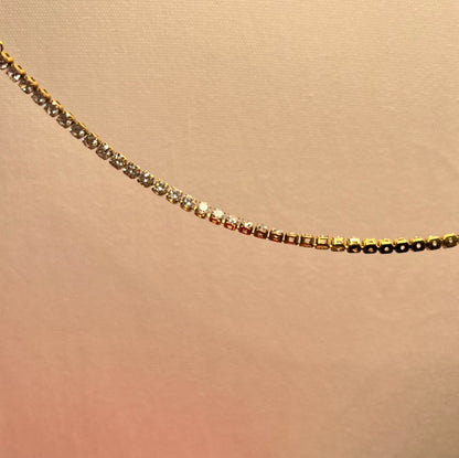 High-end Exquisite Ultra-flashing Starry Diamond Bracelet, Row Diamond Bracelet